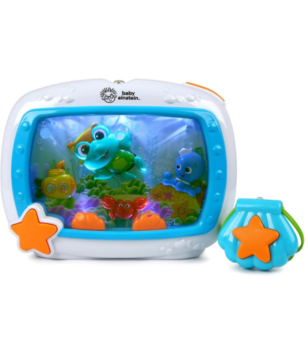 Baby Einstein Sea Dreams Soother Musical Crib Toy and Sound Machine, Newborn and up